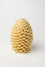 Load image into Gallery viewer, Beeswax Candle Large Pinecone
